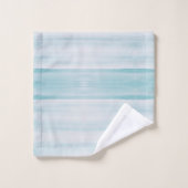 Light Blue Ombre Waterverf Bath Towels Bad Handdoek (Wasdoekje)