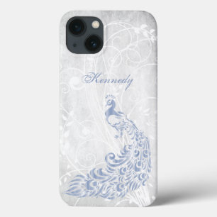 Light Blue Peacock, aangepast iPhone X-hoesje Case-Mate iPhone Case