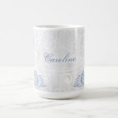 Light Blue Peacock persoonlijke koffie-Mok Koffiemok (Center)