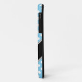 Light Blue Polka Dot gepersonaliseerd iPhone 5 Hoe Case-Mate iPhone Case (Achterkant/links)