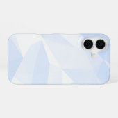 Light Blue Polygon Geometric iPhone 16 Hoesje (Achterkant horizontaal)