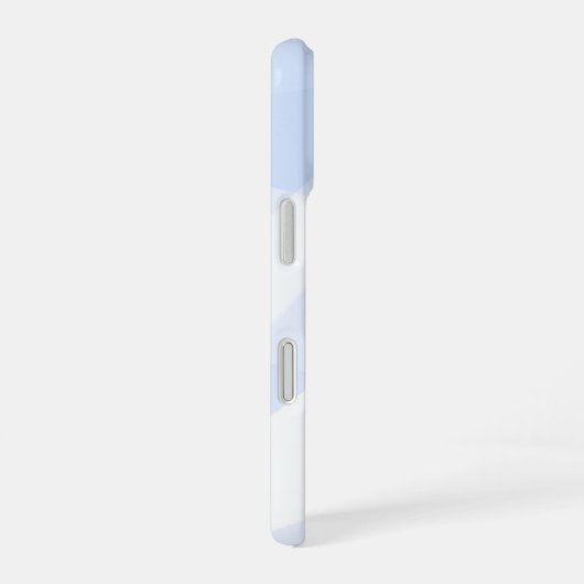 Light Blue Polygon Geometric iPhone 16 Hoesje (Rechterkant)