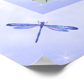 Light Blue Quinceañera Party Poster (Hoek)