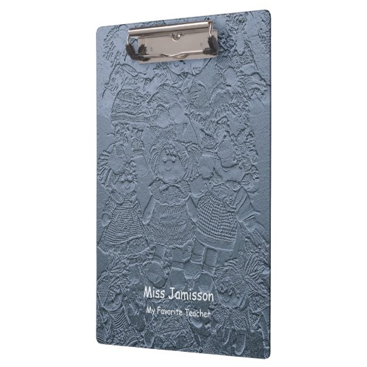 Light Blue Rag Dolls, mijn favoriete leraar, naam Klembord (Links)