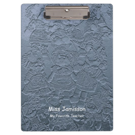 Light Blue Rag Dolls, mijn favoriete leraar, naam Klembord