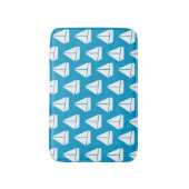 Light Blue Sailboat Patroon Badmat (Voorkant Verticaal)
