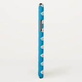 Light Blue Sailboat Patroon Case-Mate iPhone Case (Achterkant / rechts)