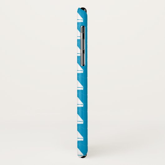 Light Blue Sailboat Patroon Case-Mate iPhone Case (Achterkant/links)