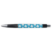 Light Blue Sailboat Patroon Pen (Voorkant)