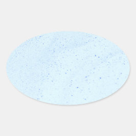 Light Blue Sand Ovale Sticker