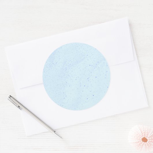 Light Blue Sand Ronde Sticker (Envelop)