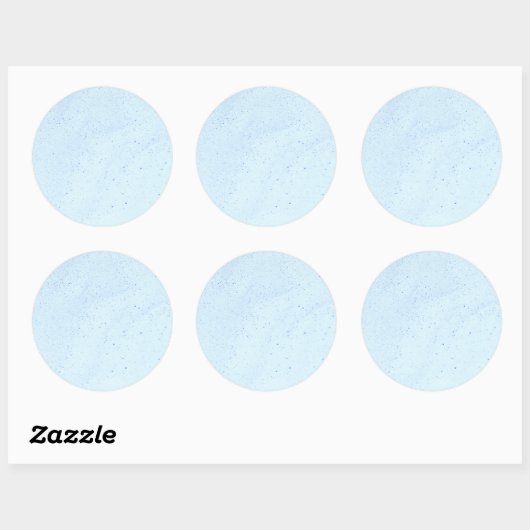 Light Blue Sand Ronde Sticker (Vel)