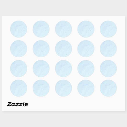 Light Blue Sand Ronde Sticker (Vel)