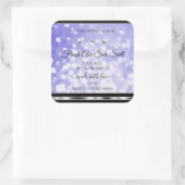 Light Blue Shimmer Glitter Product Labels Diamonds (Tas)