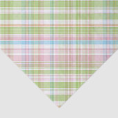 Light Blue Soft Green Blush Pink Pset Art Patroon Tissuepapier (Detail)