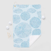 Light Blue Spots Cute Pattern Golfhanddoek (Insitu)