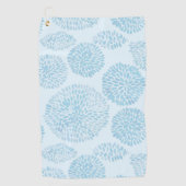 Light Blue Spots Cute Pattern Golfhanddoek (Voorkant)