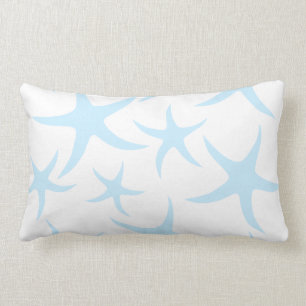Light Blue Starfish Patroon. Kussen