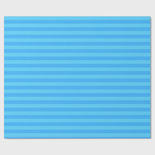 Light Blue Stripes Cadeaupapier (Vlak)