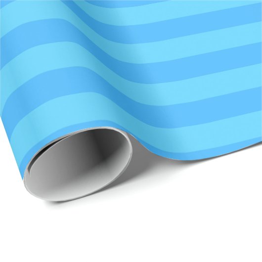Light Blue Stripes Cadeaupapier (Rol Hoek)
