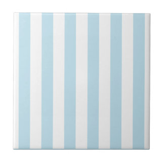 Light Blue Stripes Tegeltje