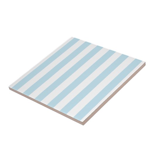 Light Blue Stripes Tegeltje (Zijkant)