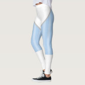 Light Blue Super Hero Halloween Costume Leggings (Links)