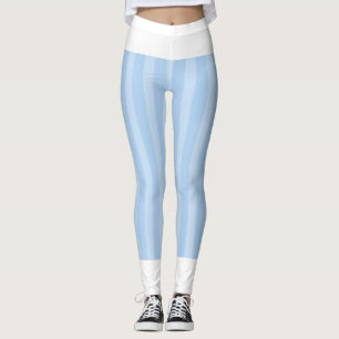 Light Blue Superheld Halloween Costume 2 Leggings