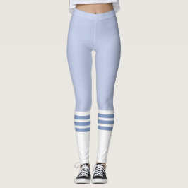 Light Blue Team Tube Sock Leggings