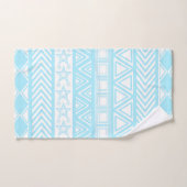 Light Blue Tribal Design Bad Handdoek (Handdoek)