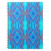 Light Blue Turquoise Diamonds Notitieboek (Voorkant)