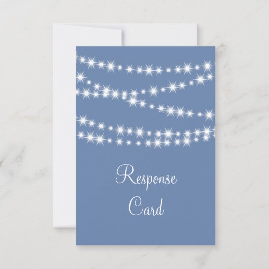Light Blue Twinkle Lights RSVP (Voorkant)