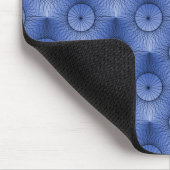 Light Blue Ultramodern Chic Mousepad Muismat (Hoek)