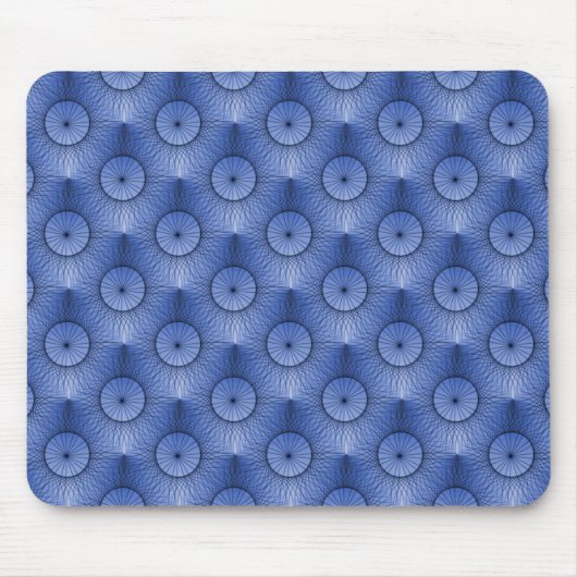 Light Blue Ultramodern Chic Mousepad Muismat (Voorkant)