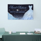 Light Blue Waterverf Dress & Glam Edge Sweet 16 Spandoek (Beurs)