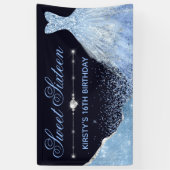 Light Blue Waterverf Dress & Glam Edge Sweet 16 Spandoek (Verticaal)