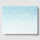 Light Blue Wedding Guest Book Gastenboek (Achterkant)