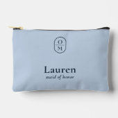 Light Blue | Wedding Monogram Bridesmaid Gift  Etui (Voorkant)