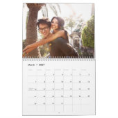 Light Blue Wedding Photo Calendar Kalender (Mar 2027)
