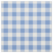 Light Blue & White Gingham Plaid Stof (Swatch)