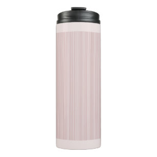 Light Blush Pink Stripes Sweet Thermosbeker