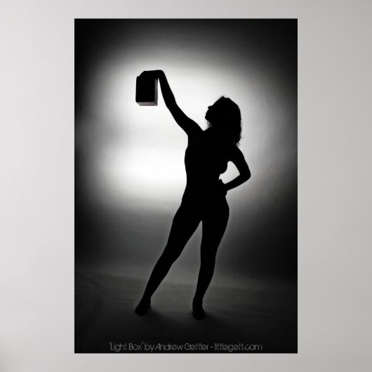 'Light Box' van Andrew Gettler Poster (Voorkant)