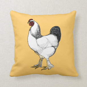 Light Brahma Rooster Gift for Poultry Farmer Kussen