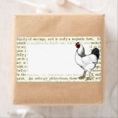 Light Brahma Rooster  Land Classic Etiket (Insitu)