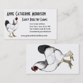 Light Brahma Rooster  Land Classic Visitekaartje (Voorkant / Achterkant)