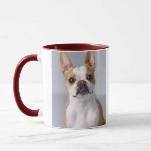 Light Brown Boston Terrier Dog Mok (Links)