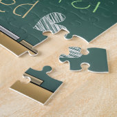 Light Brown Boy en positieve woorden Legpuzzel (Zijkant)