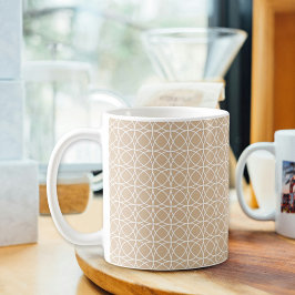 Light Brown Circle Mug Koffiemok