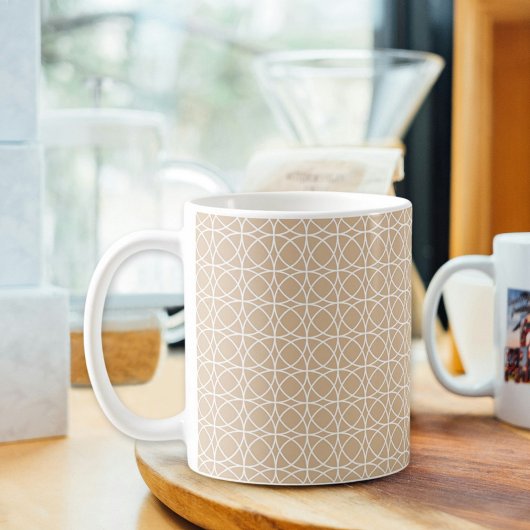 Light Brown Circle Mug Koffiemok