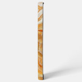 Light Brown Marble Patroon Samsung Galaxy Hoesje (Linkerkant)